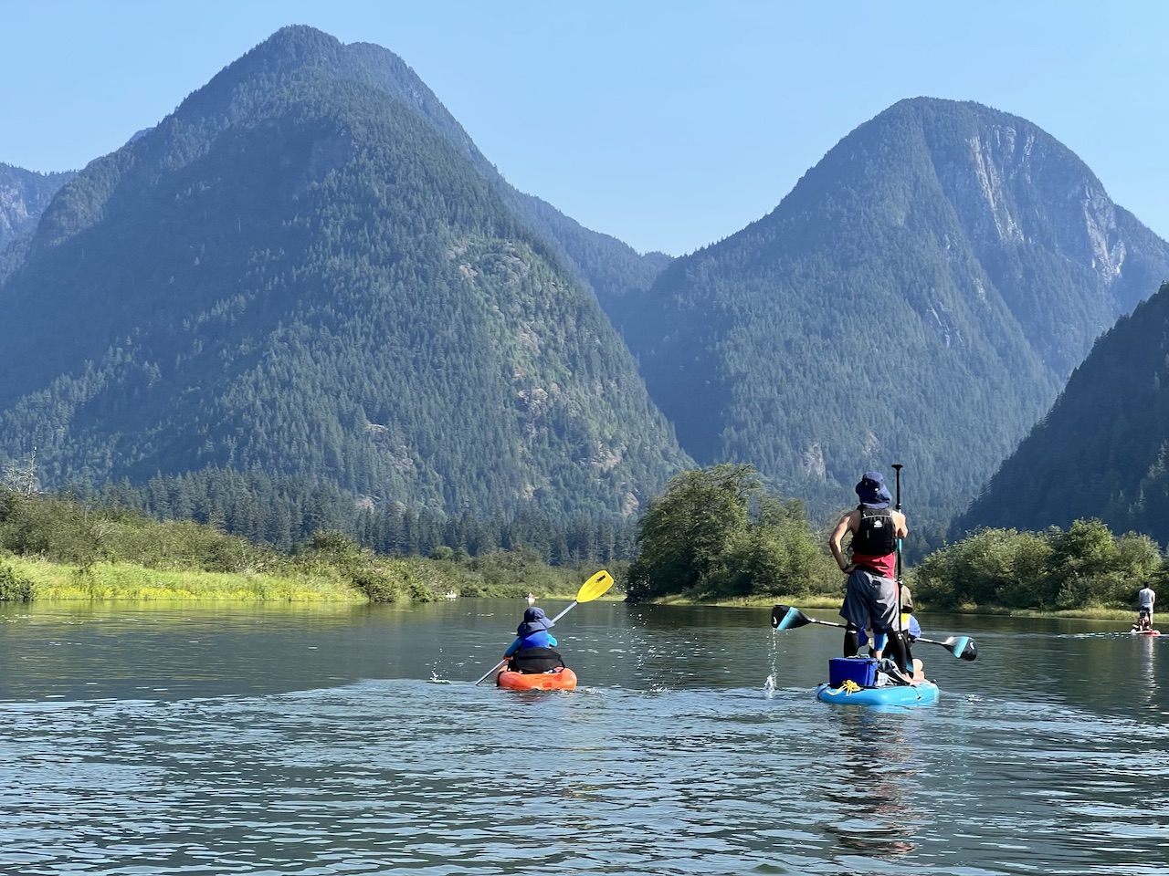 Big Bro’s First Paddle Camping Trip at Widgeon Creek