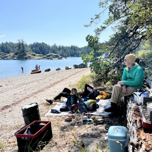 Camping at Smelt Bay Provincial Park on Cortez Island