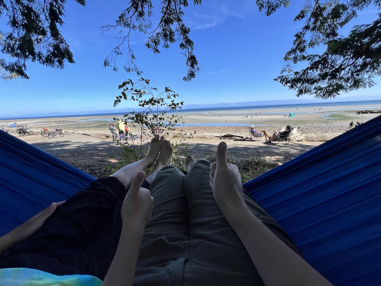 Camping at Miracle Beach Provincial Park