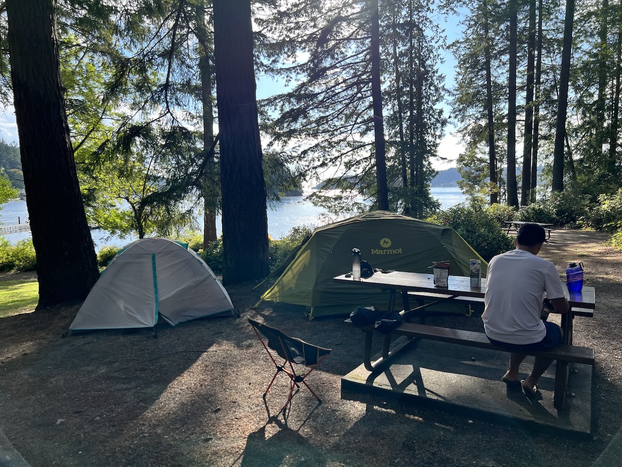 Paddle Camping at Plumper Cove, Keats Island